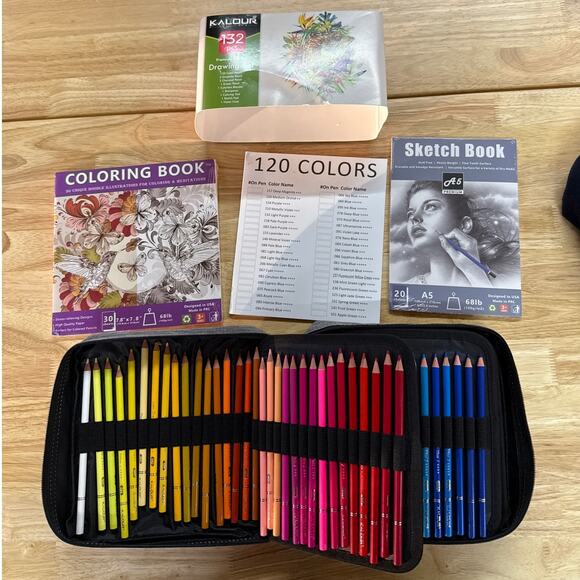 KALOUR 132 Premium Drawing Pencil Set - Picture 3 of 6